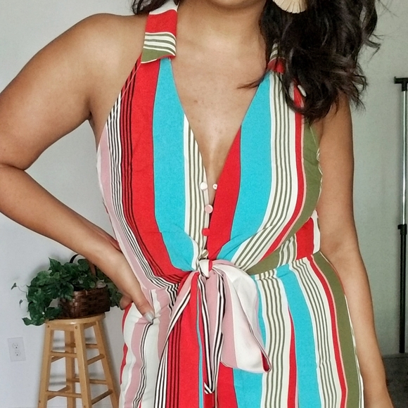 FANCY SEEING YOU HERE STRIPE MAXI DRESS - Picture 12 of 13